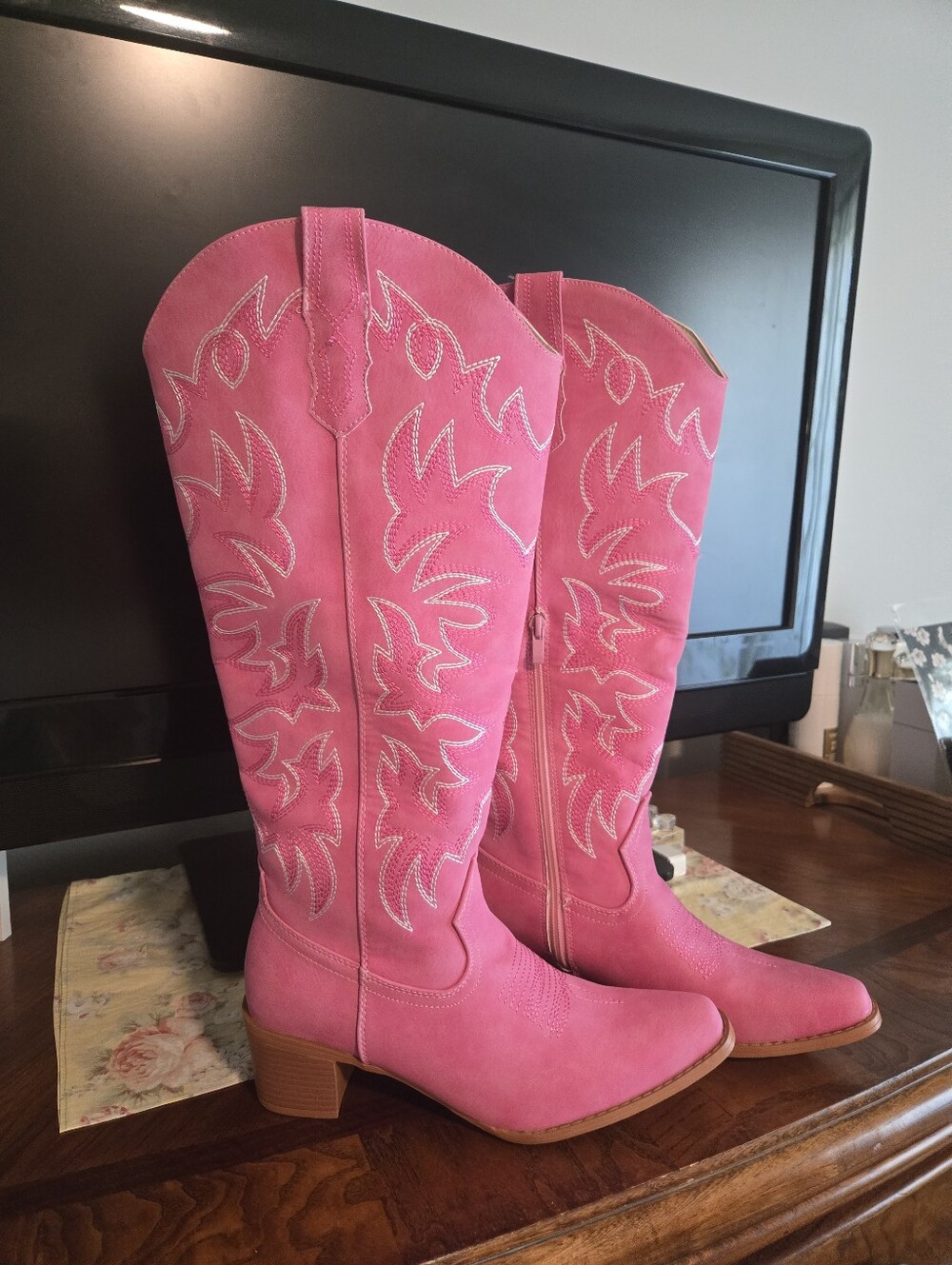 Pink Western Boots COWBOY BOOTS